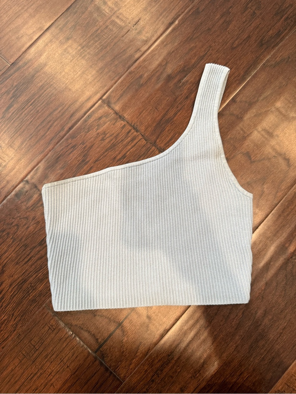 Aritzia One-Shoulder Ribbed Crop Top